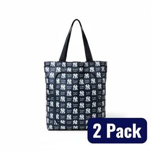 🆕 2x B for Betsy MLB Reusable Folding Grocery Bag (New York Yankees)  MC4